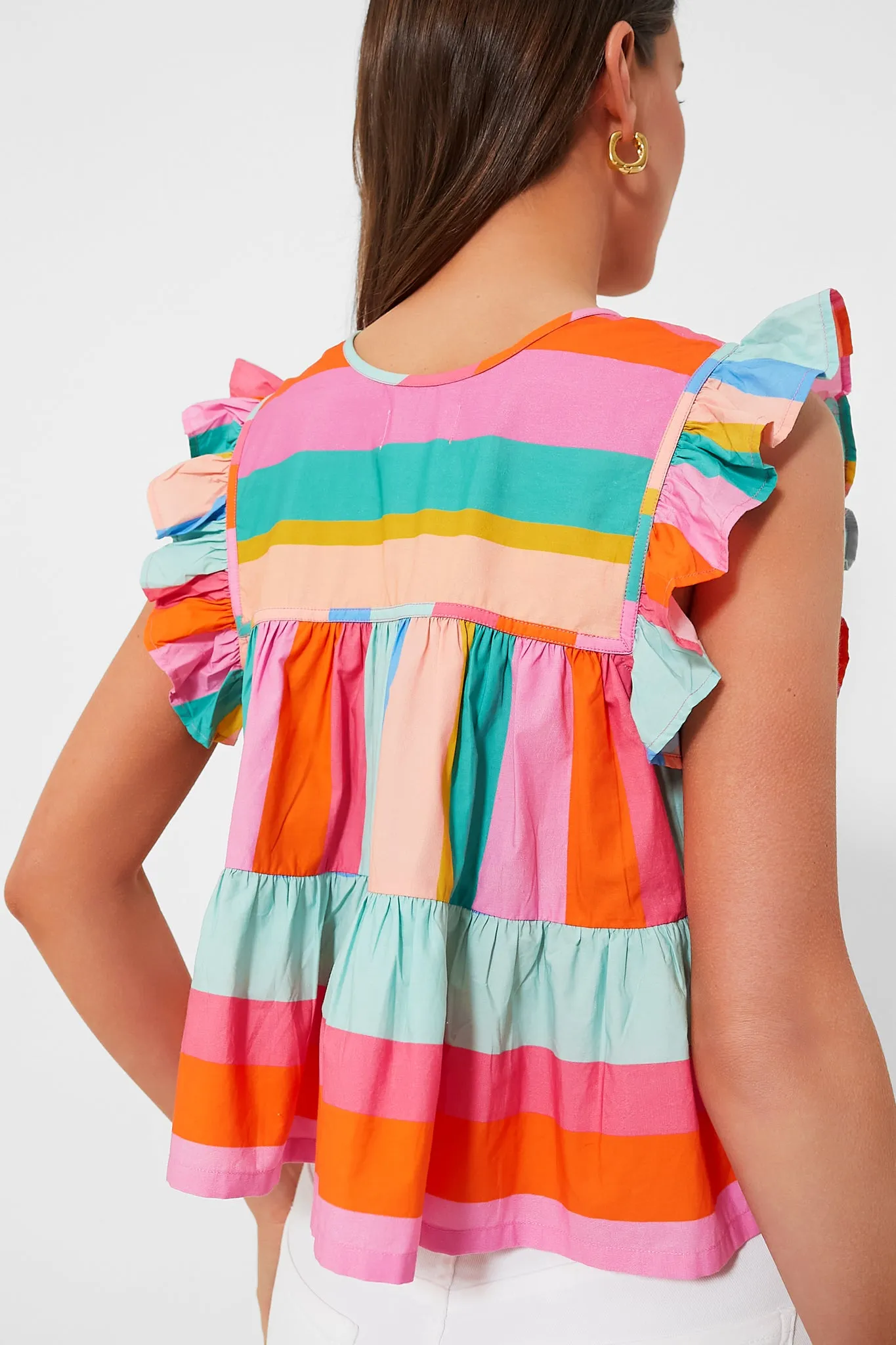 Confetti Stripe Chelsea Top