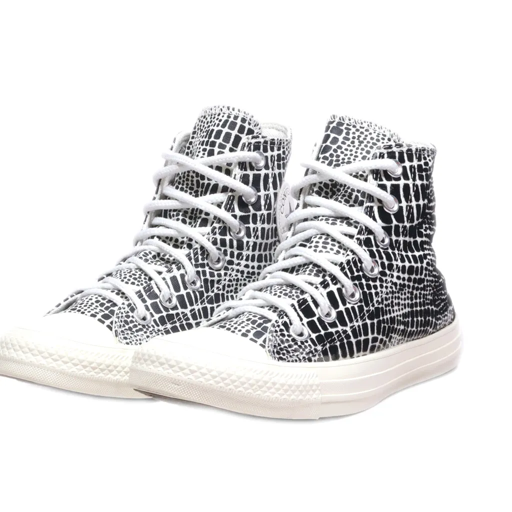 Converse Chuck Taylor All Star High-Top Sneakers Fabric Black Colour For Women