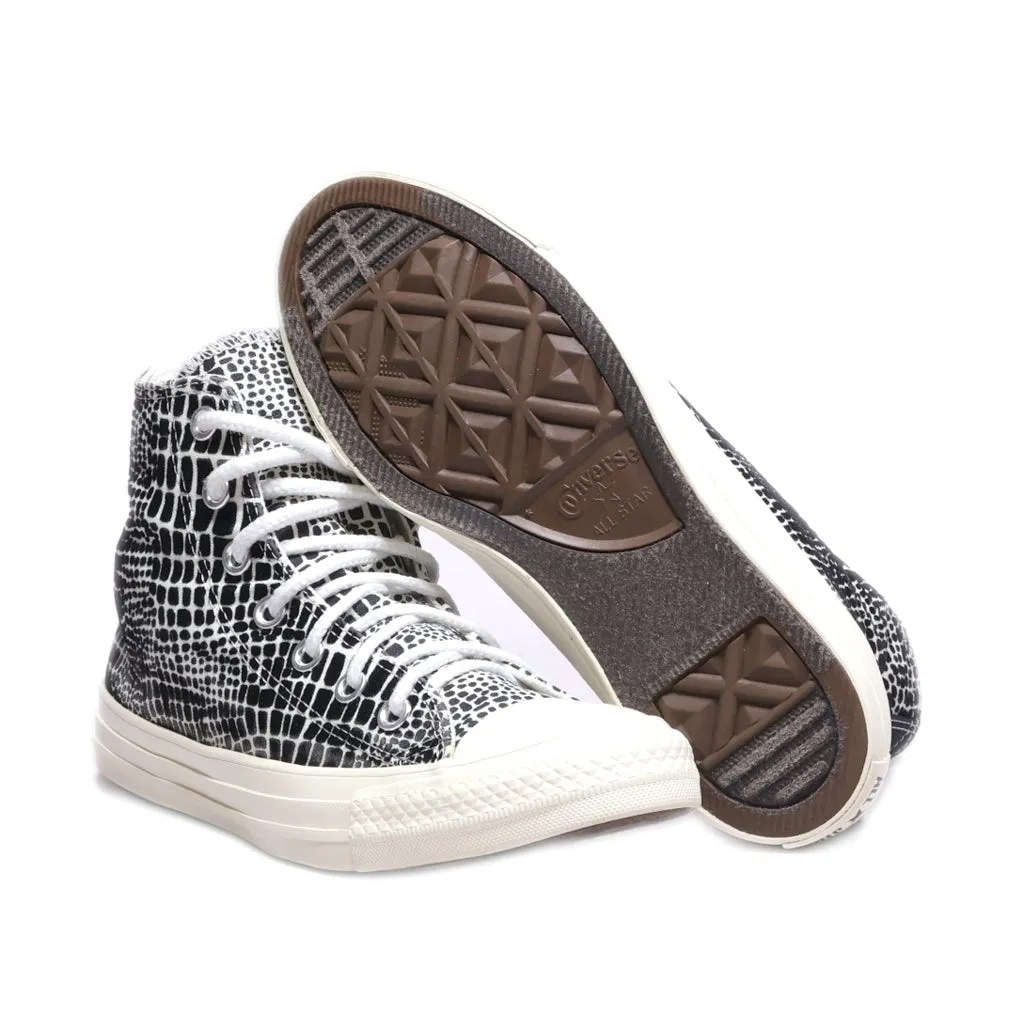 Converse Chuck Taylor All Star High-Top Sneakers Fabric Black Colour For Women