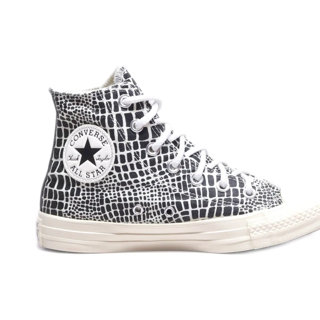 Converse Chuck Taylor All Star High-Top Sneakers Fabric Black Colour For Women