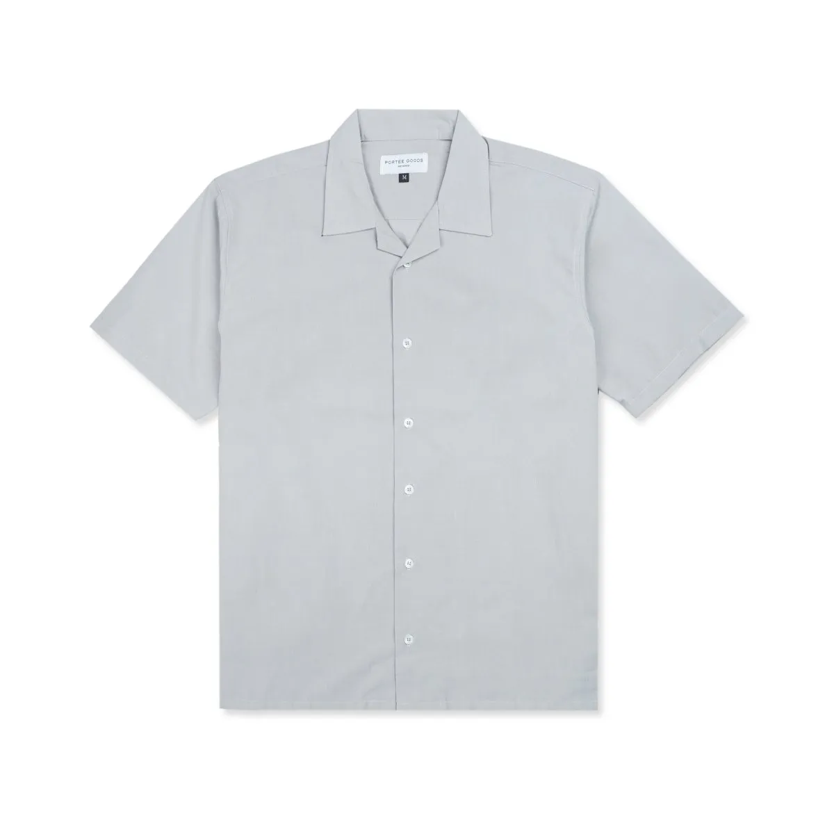 Cuban Collar Shirt Grey