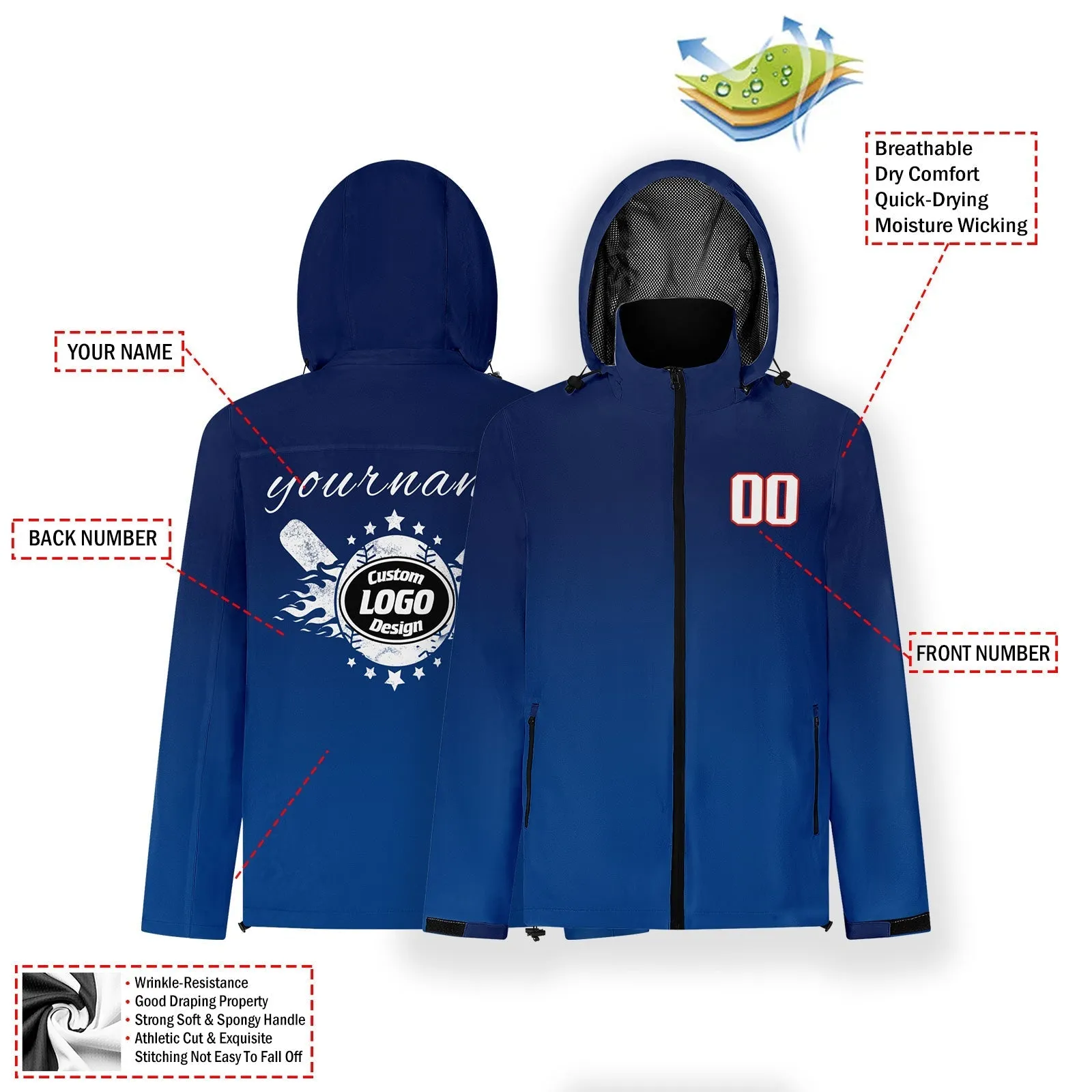 Custom Baseball Outerwear Hat and Shoes Combo Offer Personalized Combo ZH-E025023-29