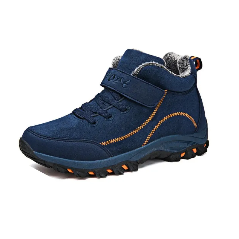 Cuzcare Women Orthopedic Boots Comfortable Suede Leather Warm Hiking Boots