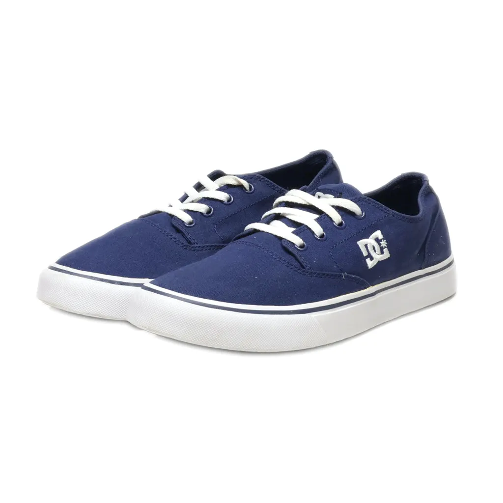 Dc Shoes Flash 2 Tx Low-Top Sneakers Fabric Blue Colour For Women