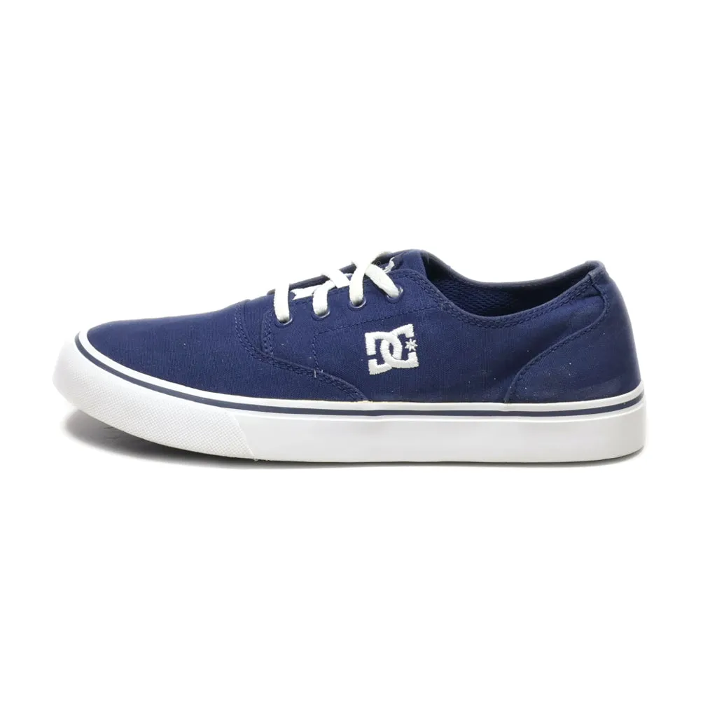 Dc Shoes Flash 2 Tx Low-Top Sneakers Fabric Blue Colour For Women