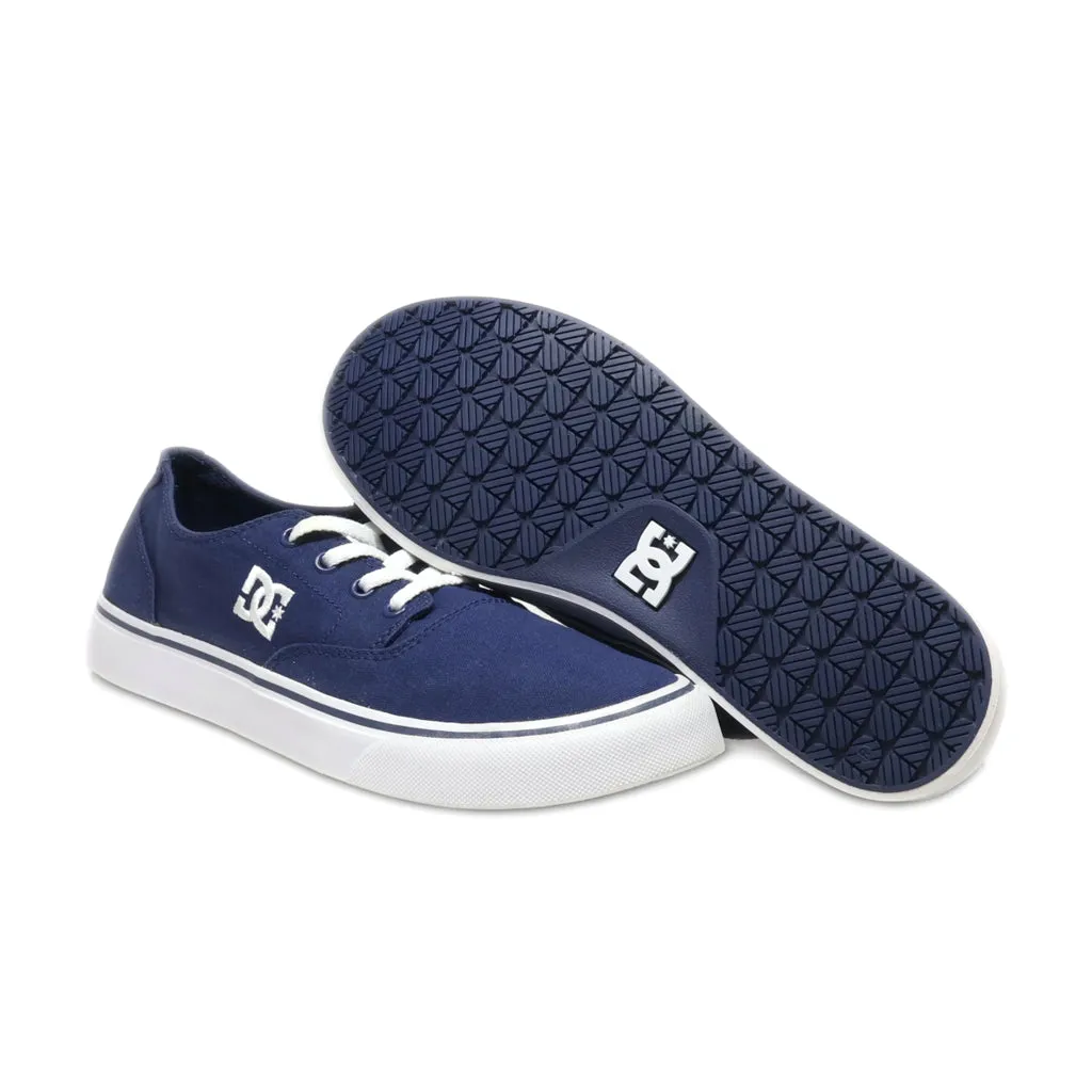Dc Shoes Flash 2 Tx Low-Top Sneakers Fabric Blue Colour For Women
