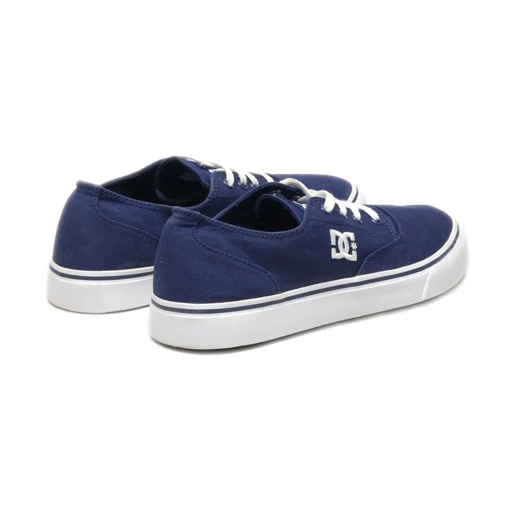 Dc Shoes Flash 2 Tx Low-Top Sneakers Fabric Blue Colour For Women