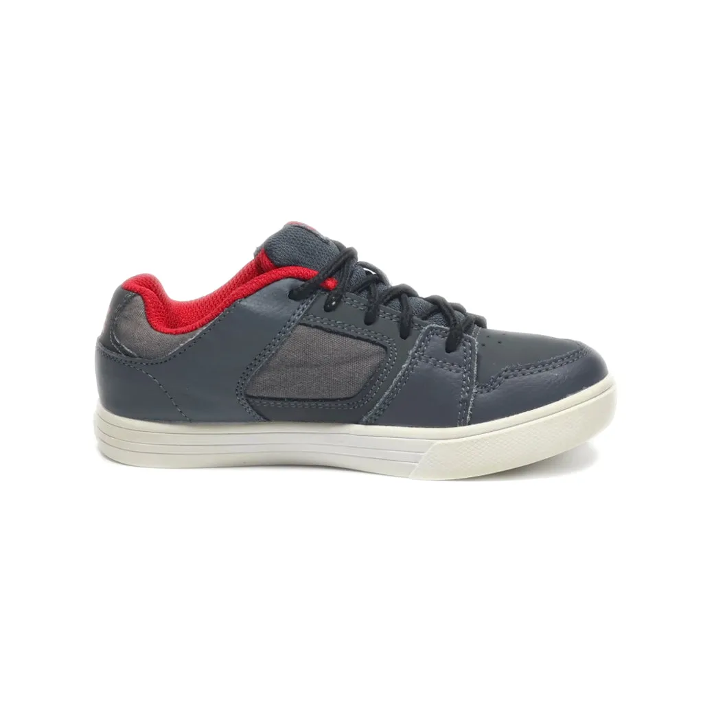 Dc Shoes Sneakers Fabric Grey Colour For Kids