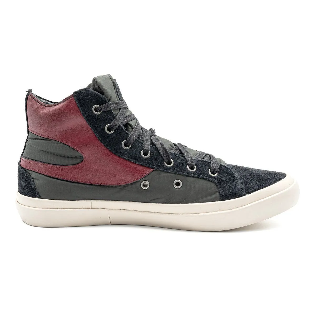 Diesel Skwaartzzmid High-Top Sneakers Fabric Multicolour Colour For Men