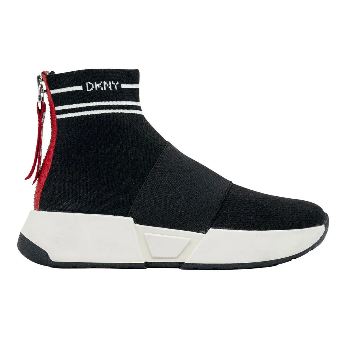 Dkny Marini Schwarz Hi High-Top Sneakers Fabric Black Colour For Women