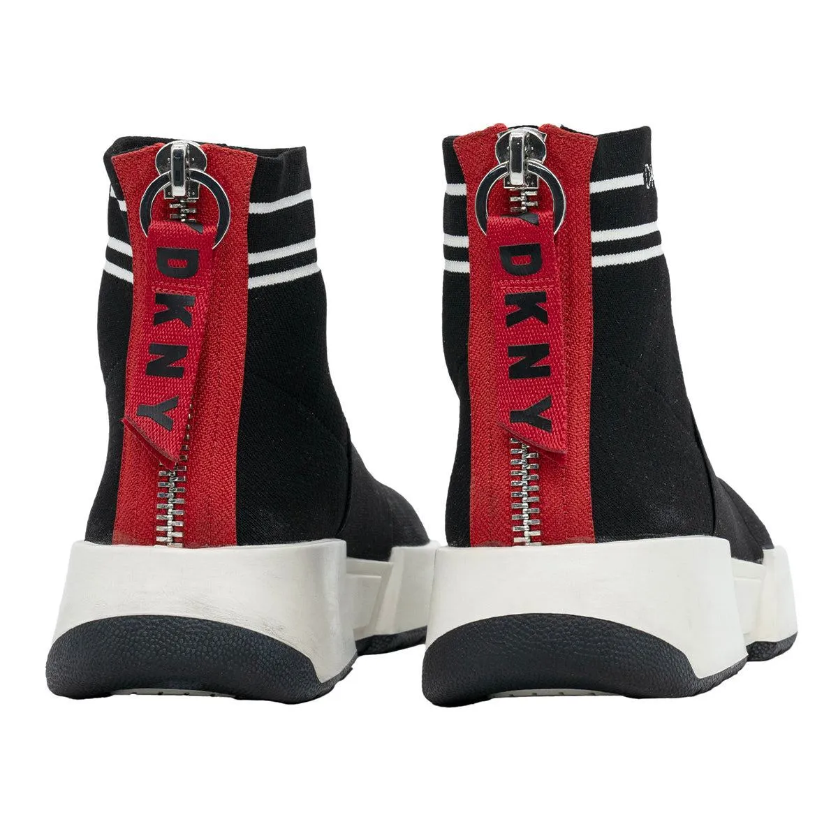 Dkny Marini Schwarz Hi High-Top Sneakers Fabric Black Colour For Women