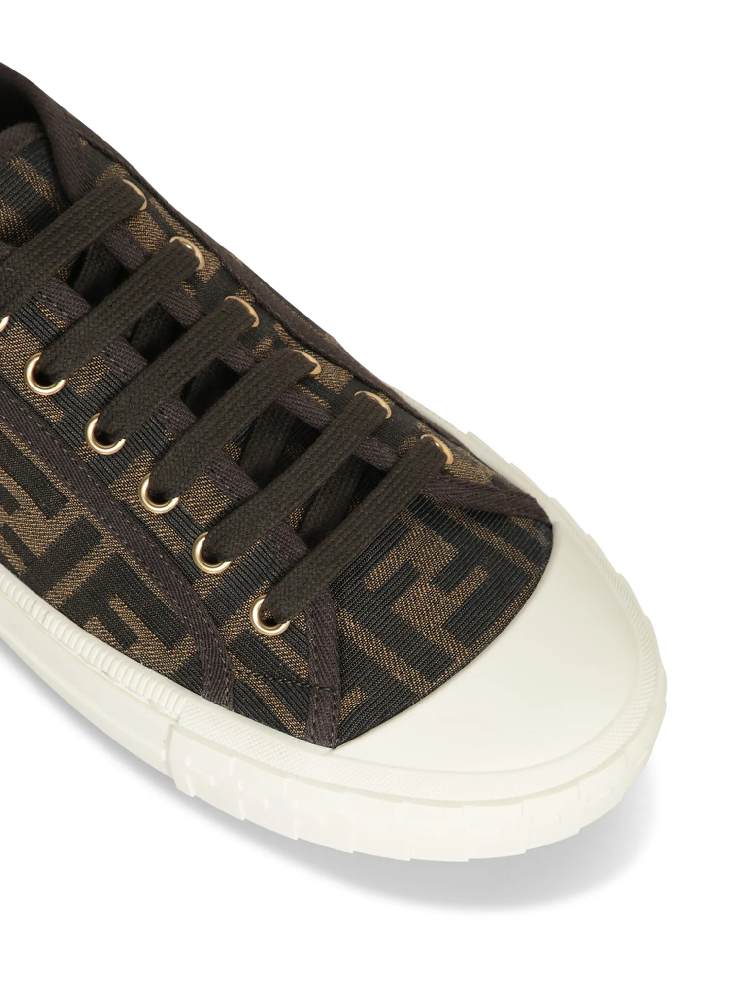 Domino Jacquard FF Tobacco/Black Sneakers