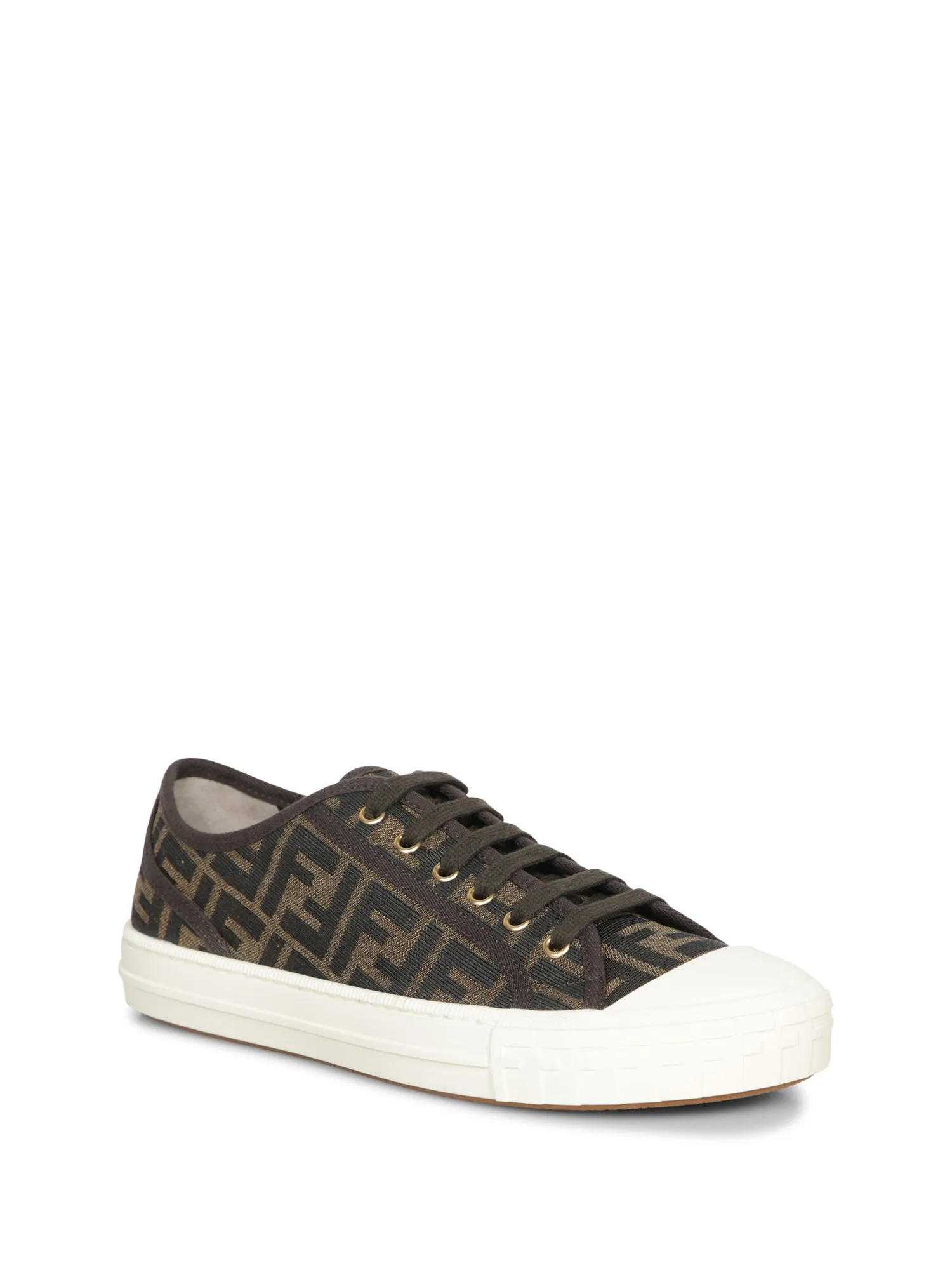 Domino Jacquard FF Tobacco/Black Sneakers