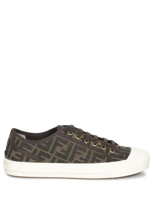 Domino Jacquard FF Tobacco/Black Sneakers