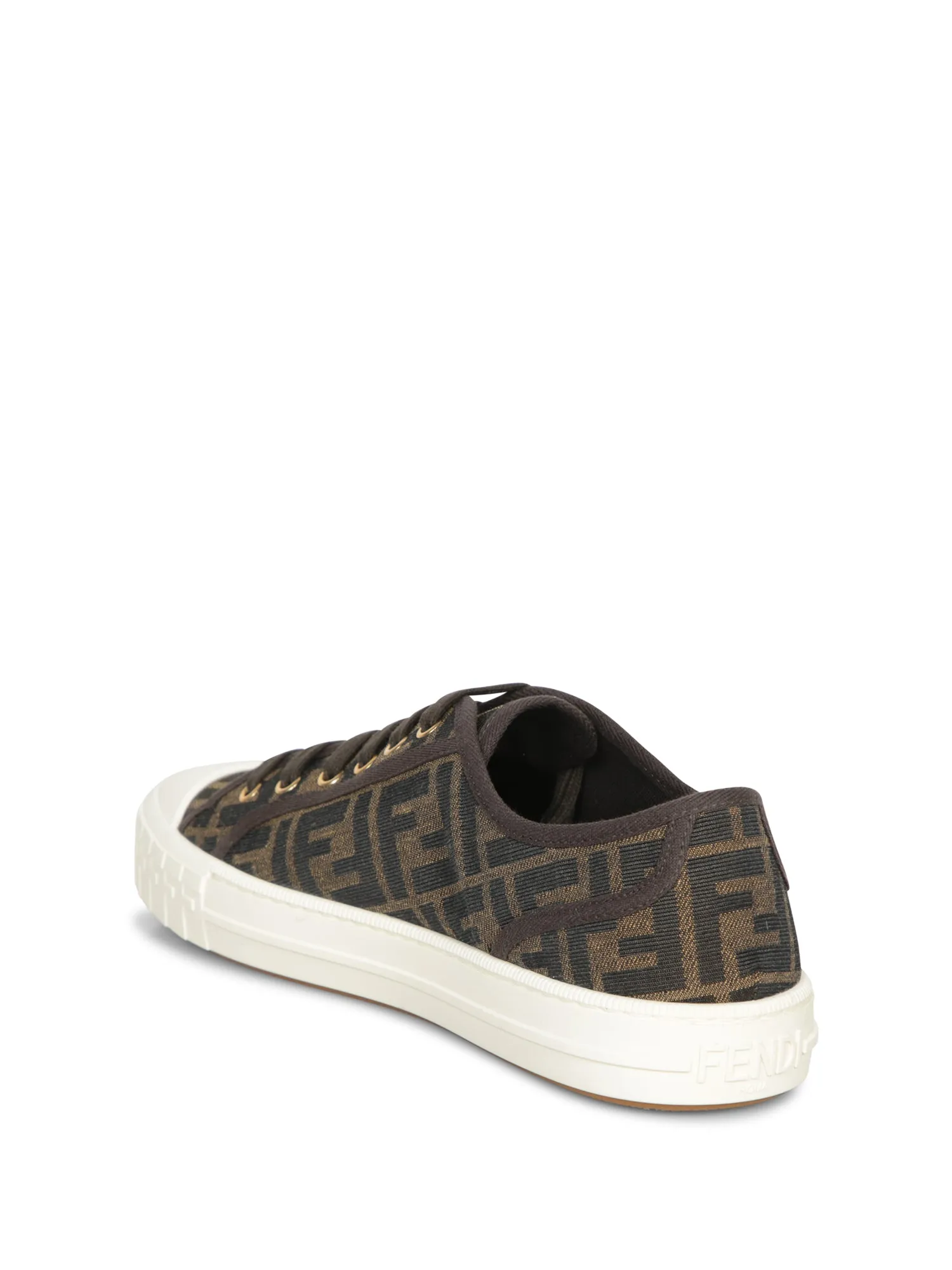 Domino Jacquard FF Tobacco/Black Sneakers