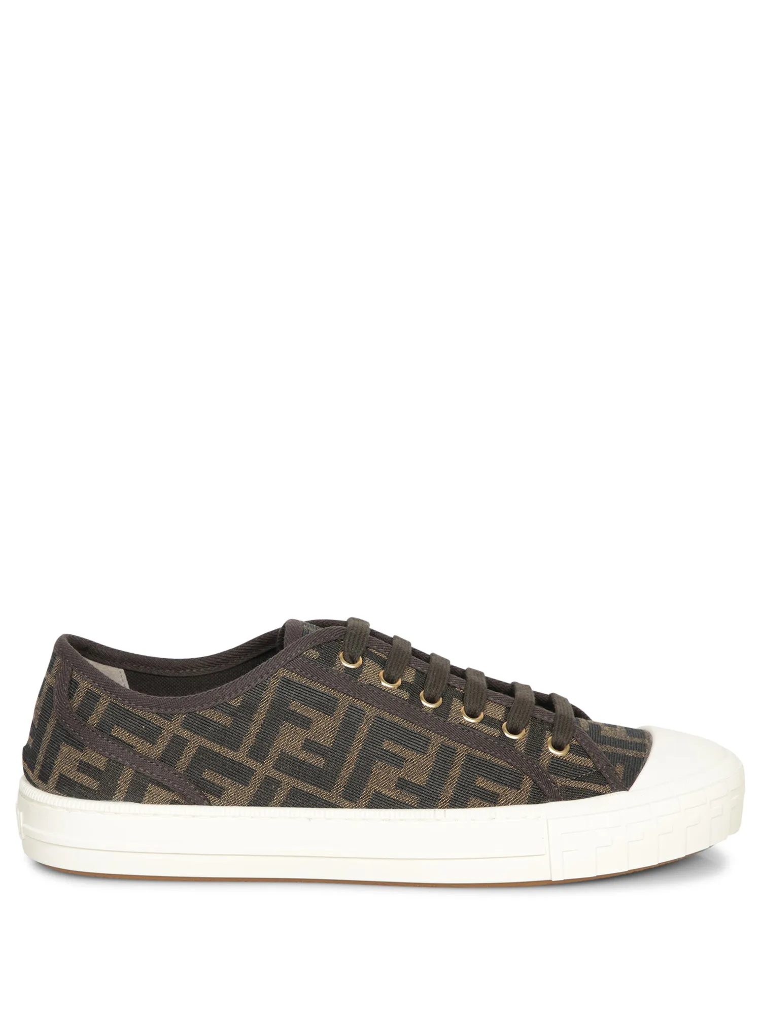Domino Jacquard FF Tobacco/Black Sneakers