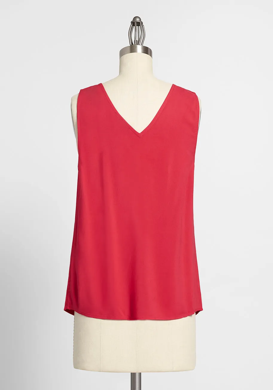 Double The Fun V-Neck Tank Top