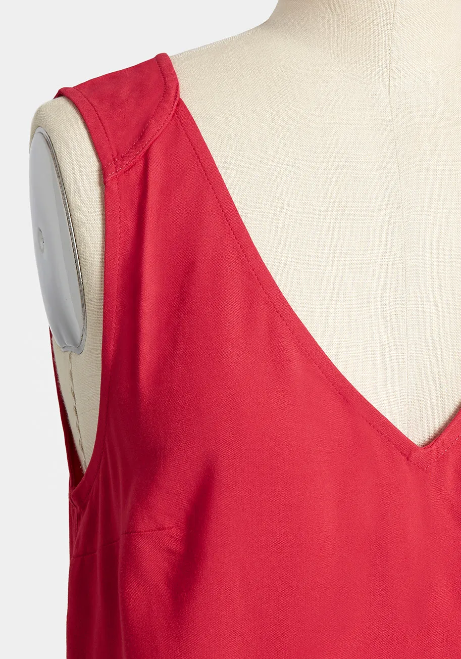 Double The Fun V-Neck Tank Top