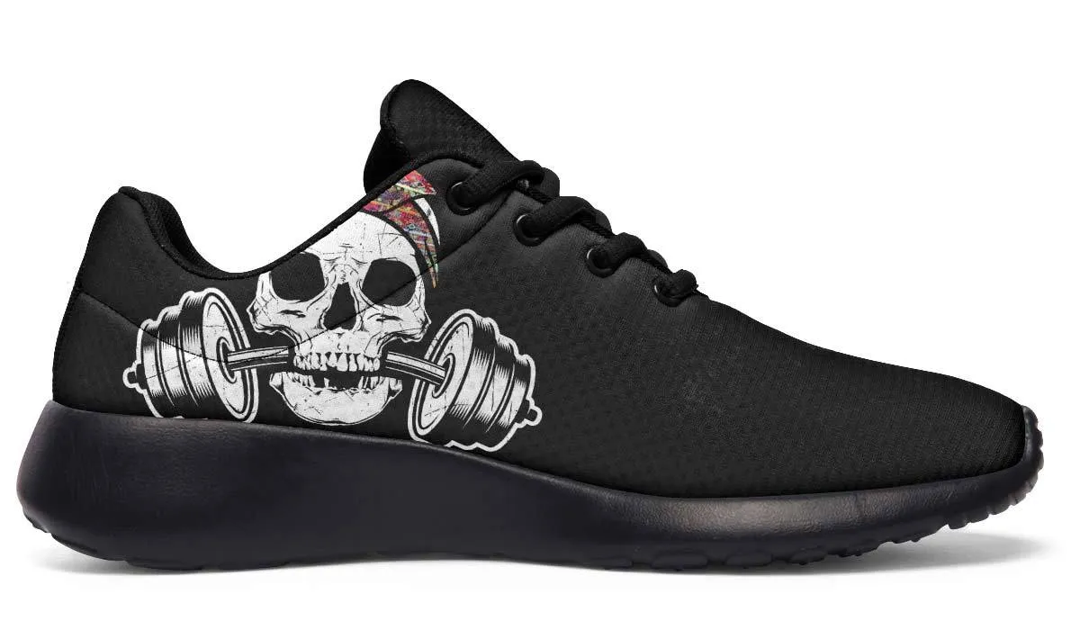 Dumbbell Skull Aztech Bandana