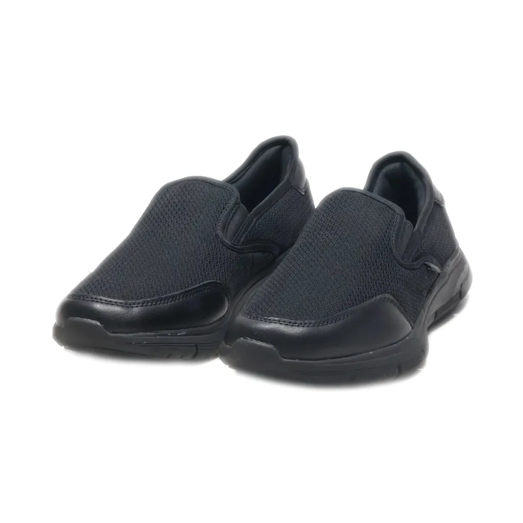 Easy Street Low-Top Sneakers Fabric Black Colour For Men
