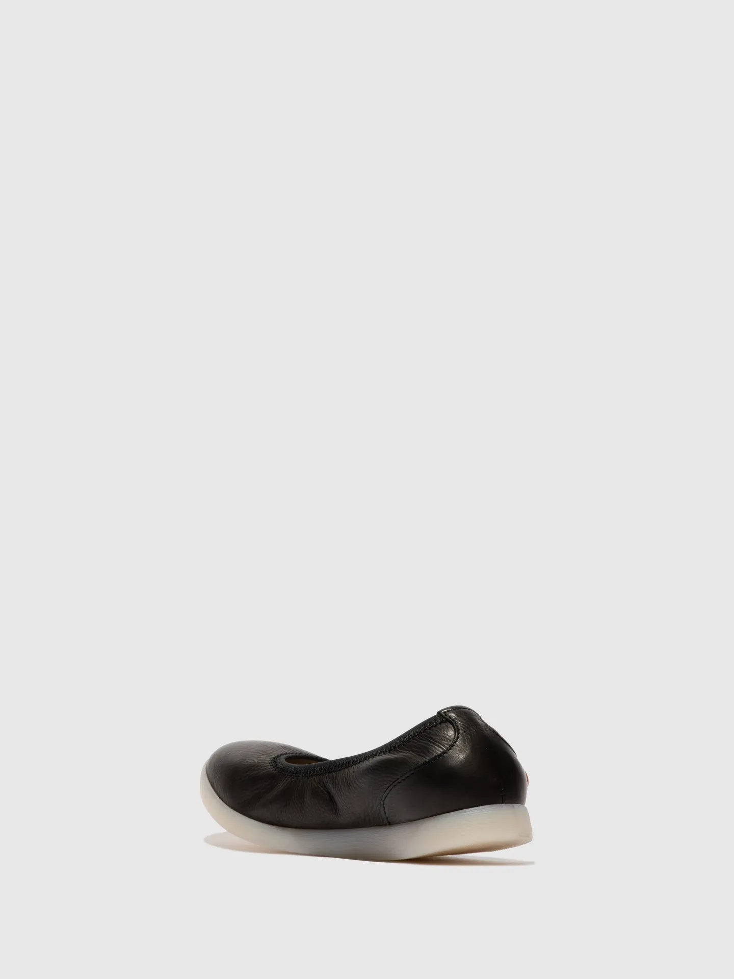 Elasticated Ballerinas LETI646SOF SMOOTH BLACK