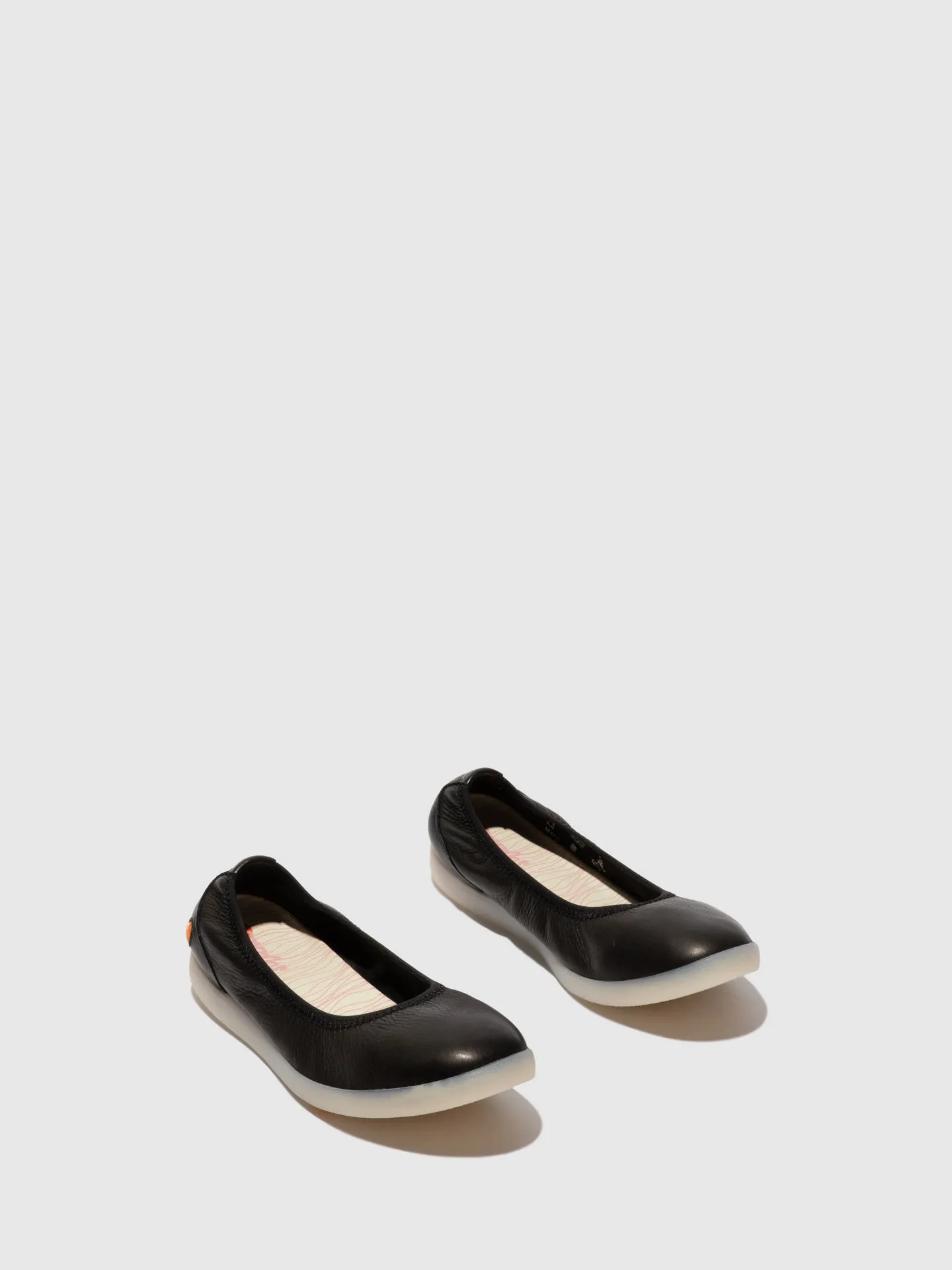 Elasticated Ballerinas LETI646SOF SMOOTH BLACK