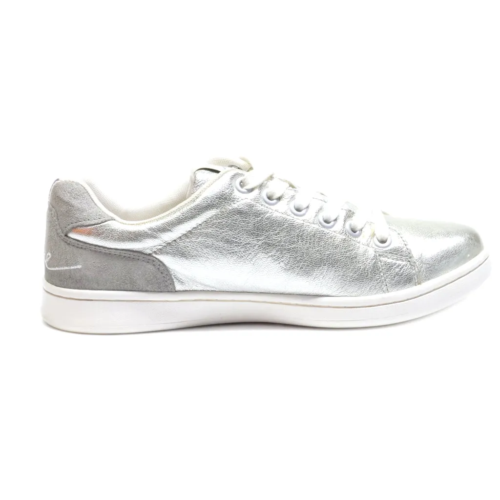 Ellen Degeneres Low-Top Sneakers Leather Silver Colour For Women
