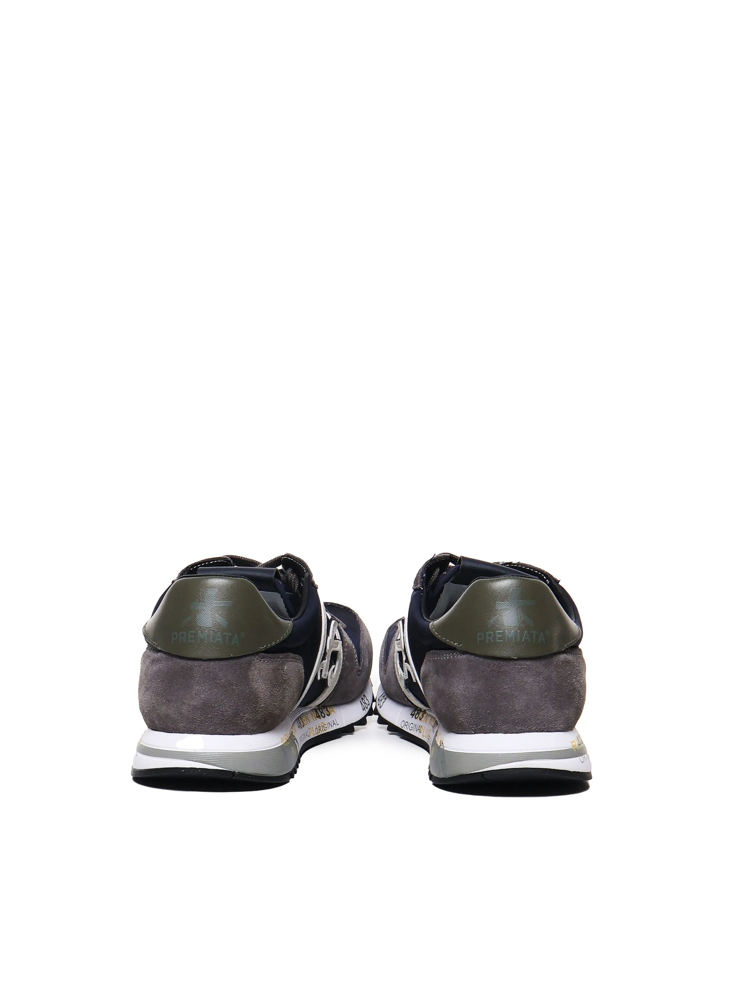 Eric Suede Sneakers with Logo Details