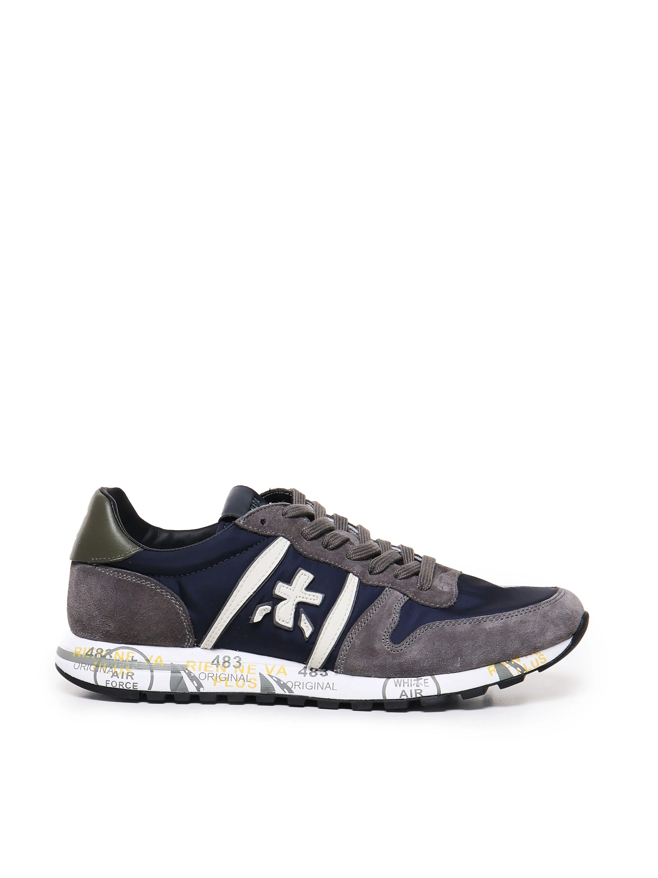 Eric Suede Sneakers with Logo Details