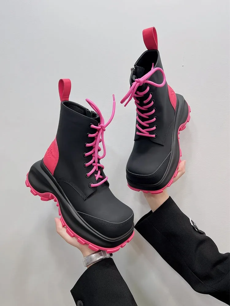 F22 MATTE square-toe boots
