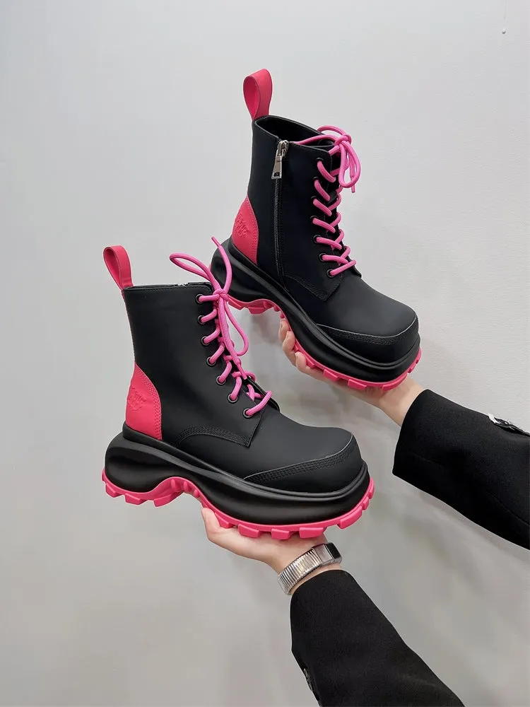F22 MATTE square-toe boots