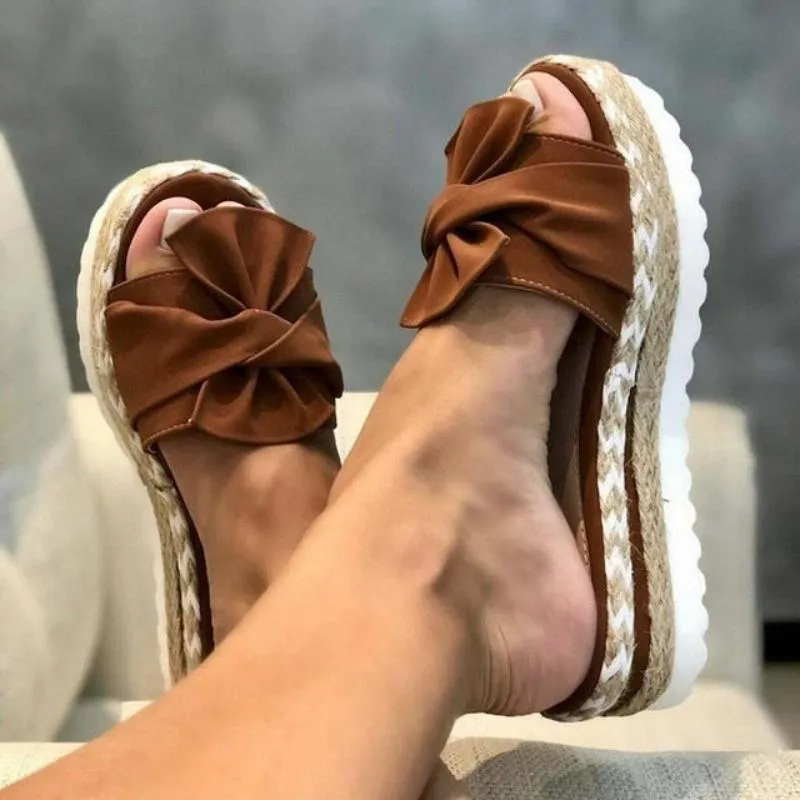 Fashion Slippers with Thick Platform