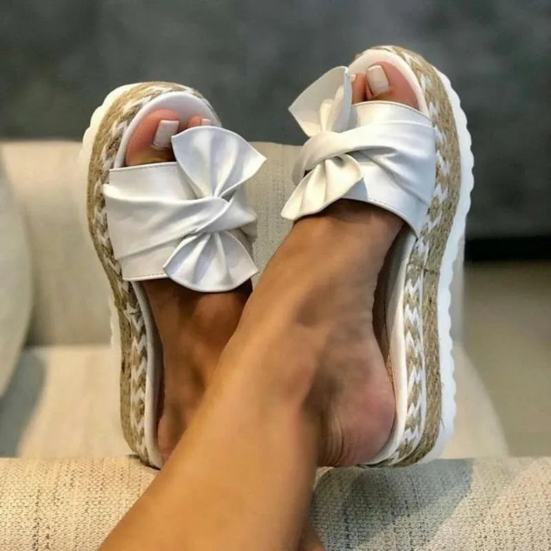 Fashion Slippers with Thick Platform