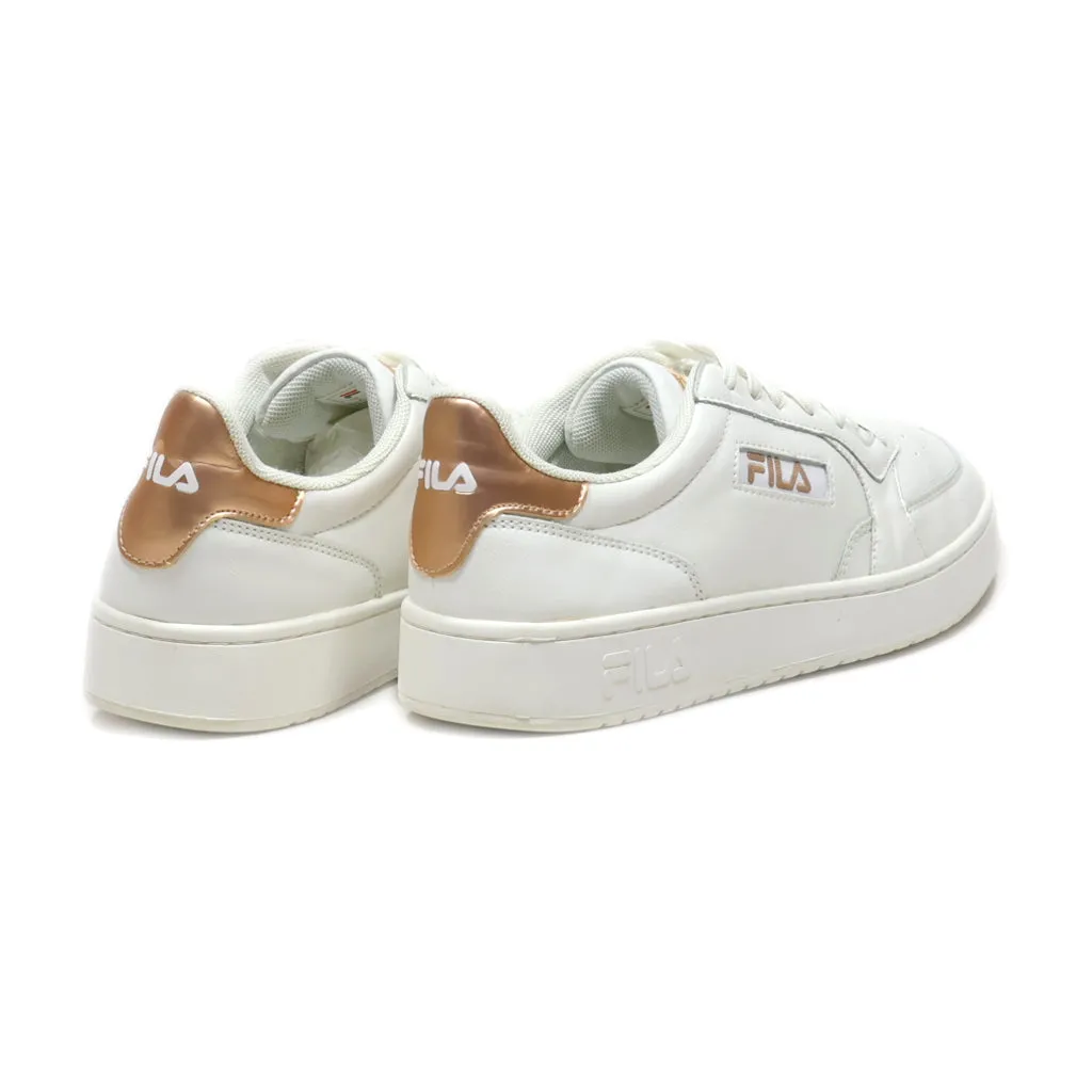 Fila Low-Top Sneakers Pu Leather White Colour For Women