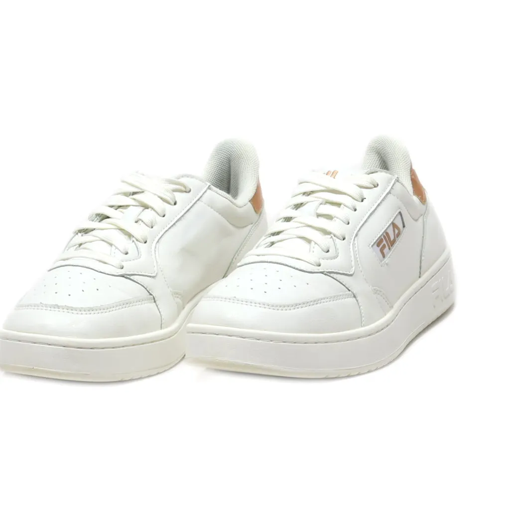 Fila Low-Top Sneakers Pu Leather White Colour For Women