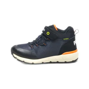 Fila Tex Technology High-Top Sneakers Fabric Blue Colour For Women