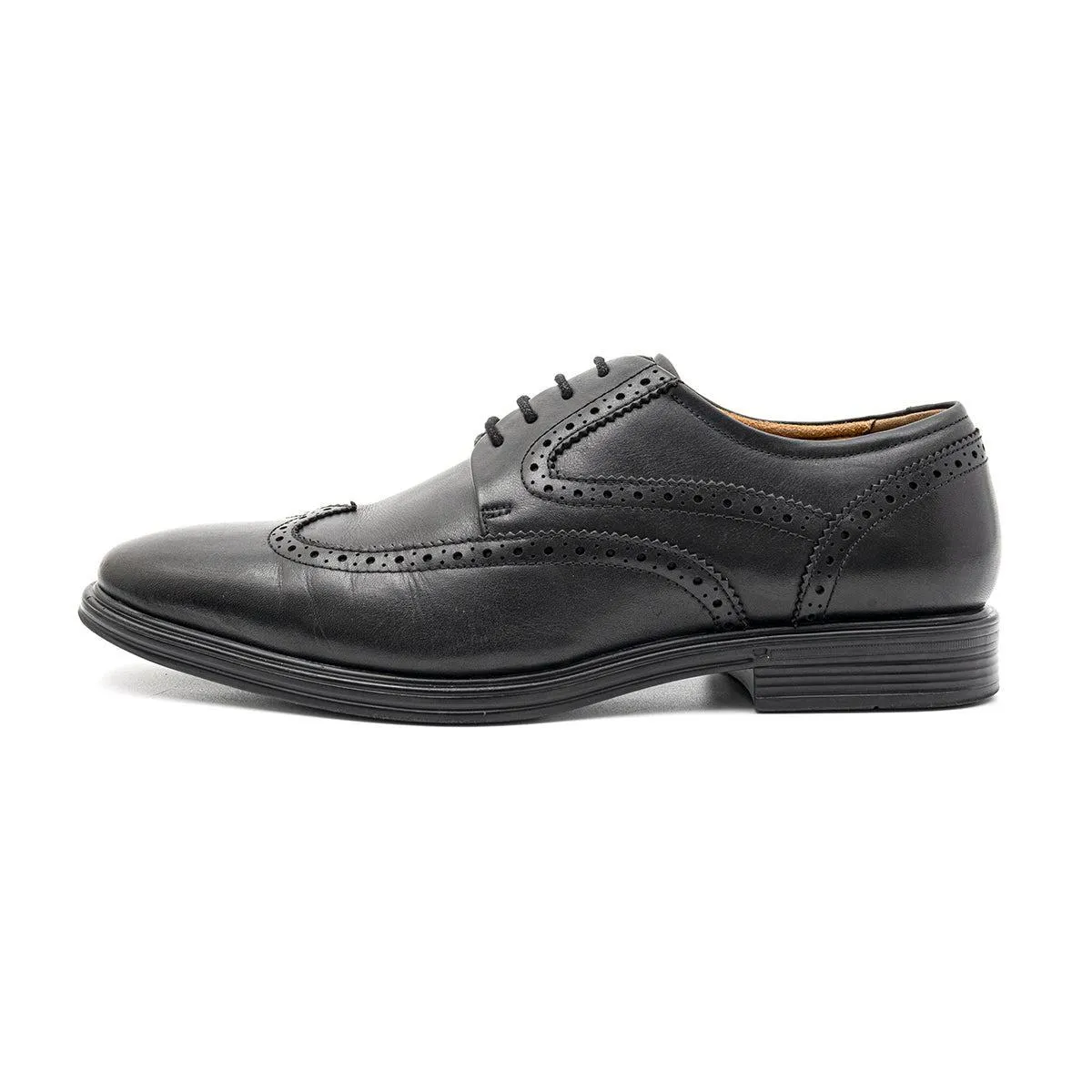 Florsheim Pinnacle Wing Tip Formal Lace Ups Leather Black Colour For Men