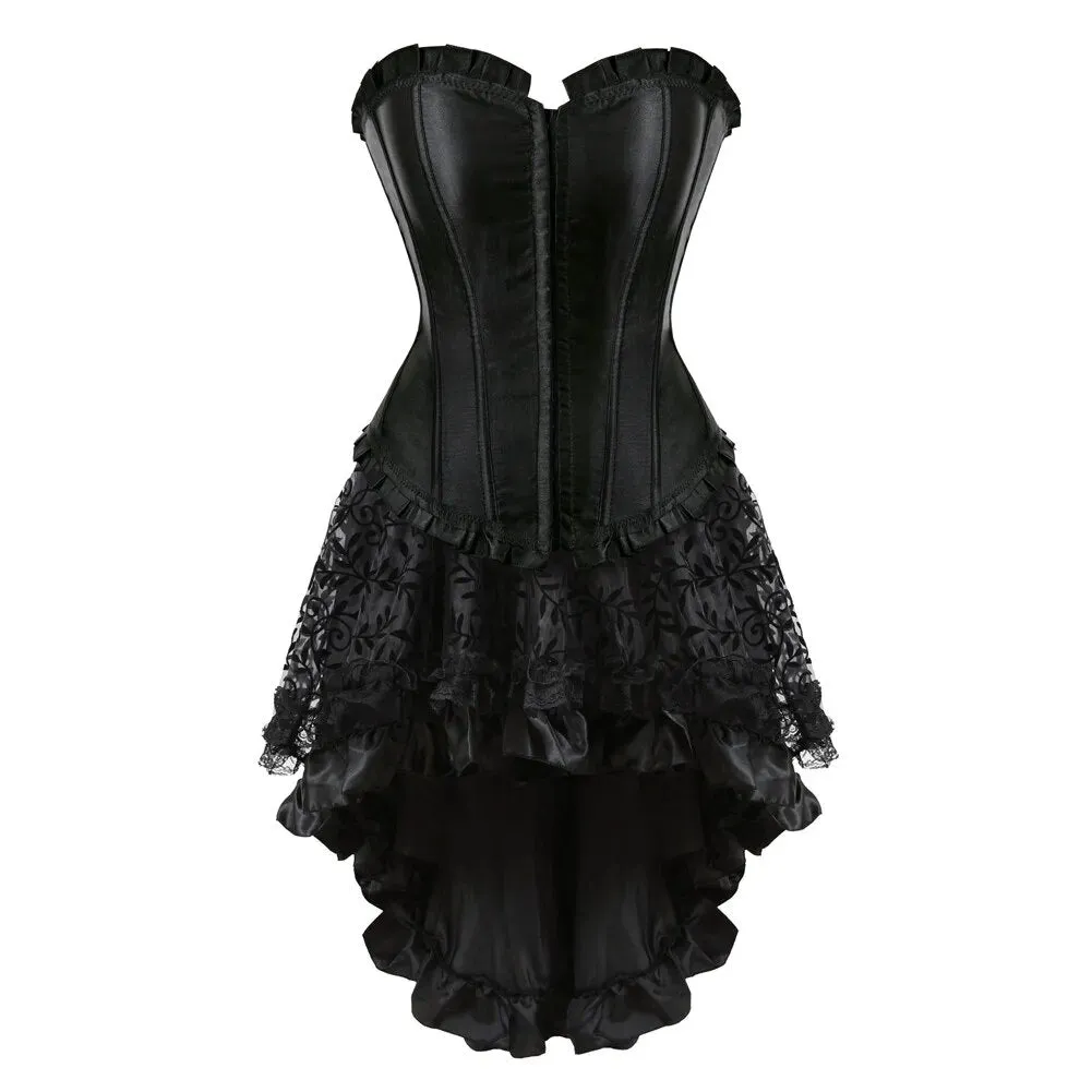 Funki Buys | Dresses | Women's Victorian Corset Bustier Dress