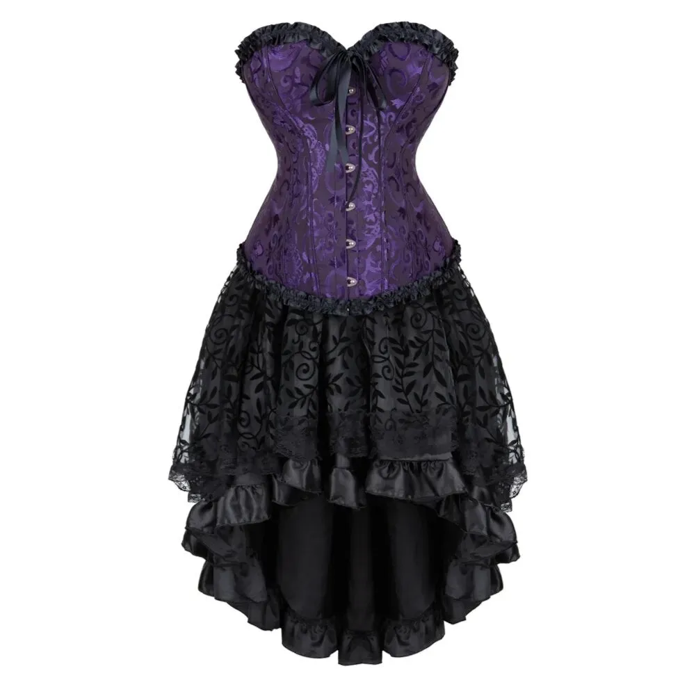 Funki Buys | Dresses | Women's Victorian Corset Bustier Dress