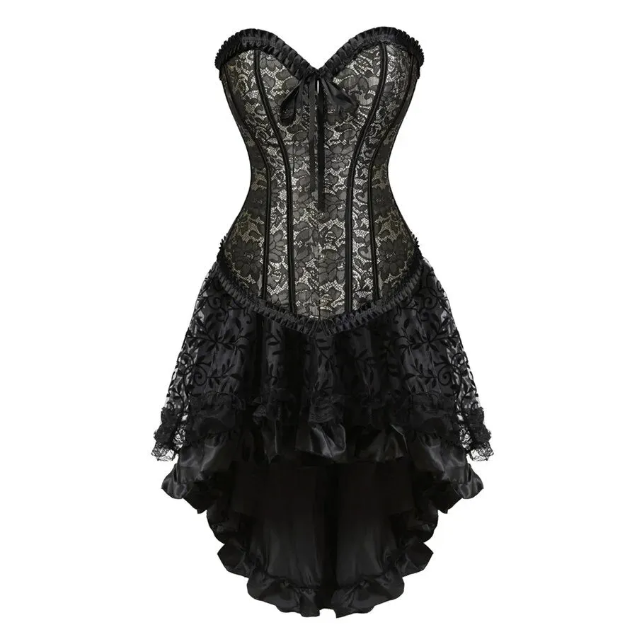 Funki Buys | Dresses | Women's Victorian Corset Bustier Dress