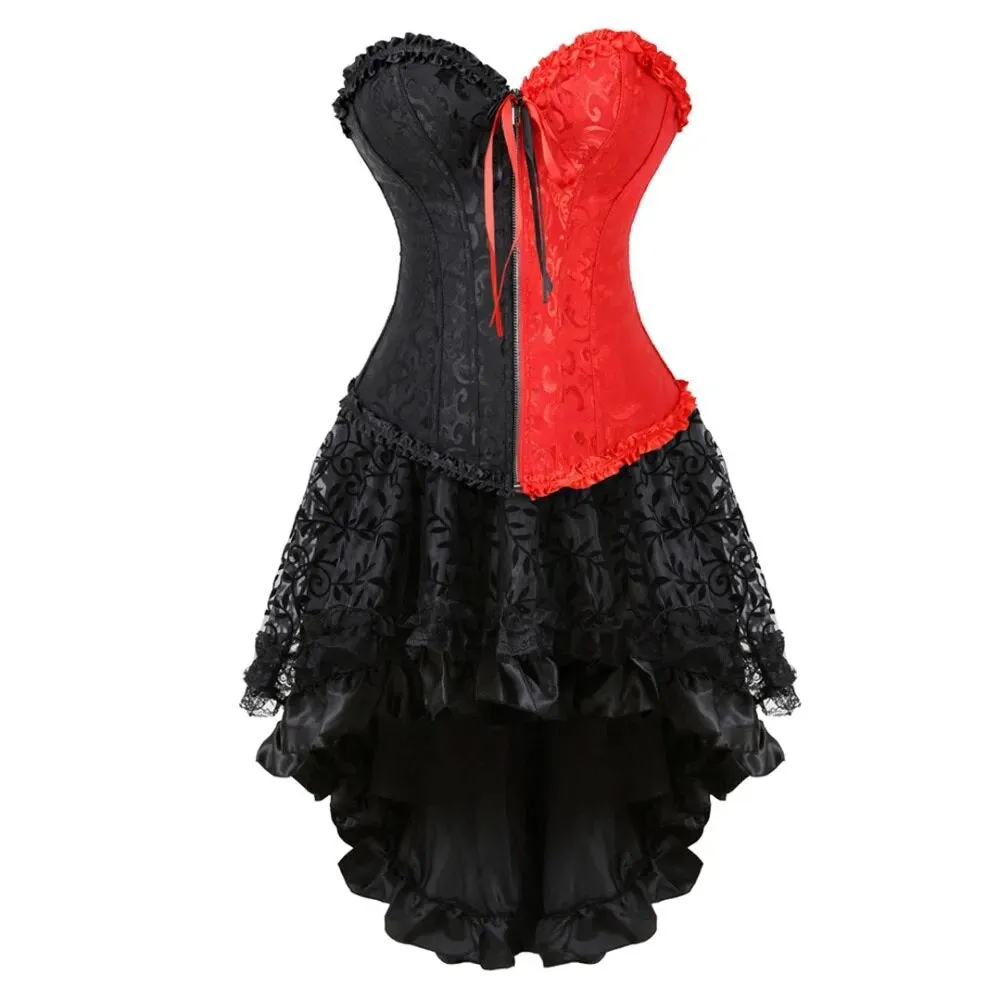 Funki Buys | Dresses | Women's Victorian Corset Bustier Dress