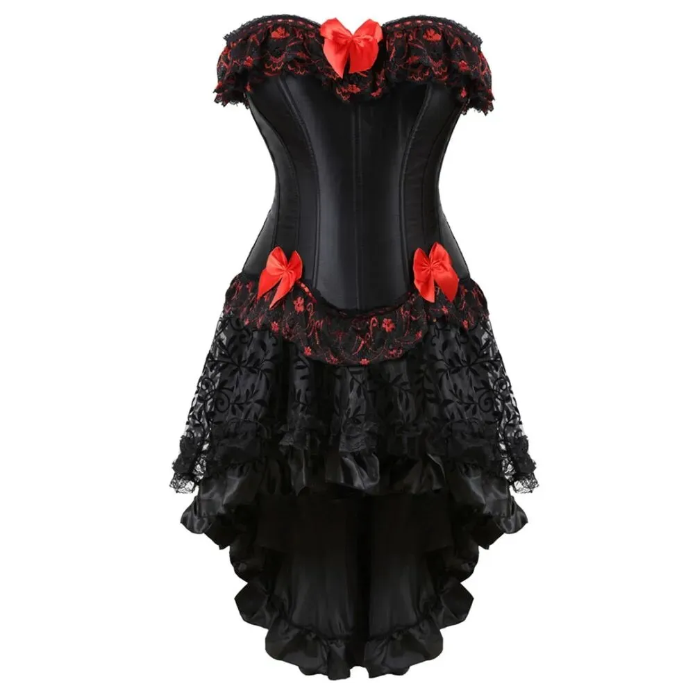 Funki Buys | Dresses | Women's Victorian Corset Bustier Dress