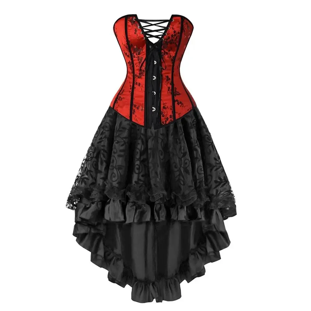 Funki Buys | Dresses | Women's Victorian Corset Bustier Dress