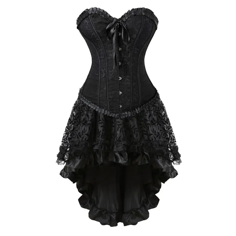 Funki Buys | Dresses | Women's Victorian Corset Bustier Dress