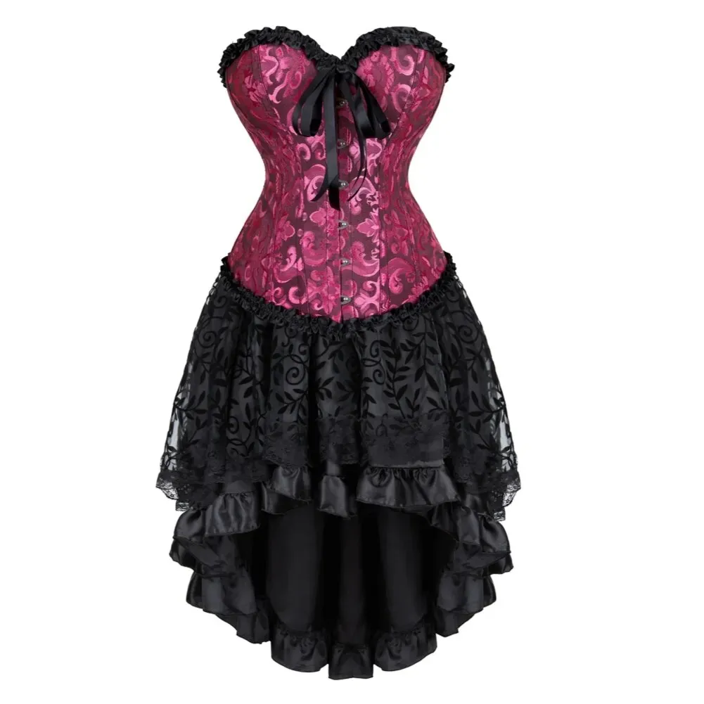 Funki Buys | Dresses | Women's Victorian Corset Bustier Dress