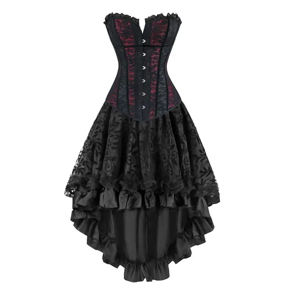 Funki Buys | Dresses | Women's Victorian Corset Bustier Dress