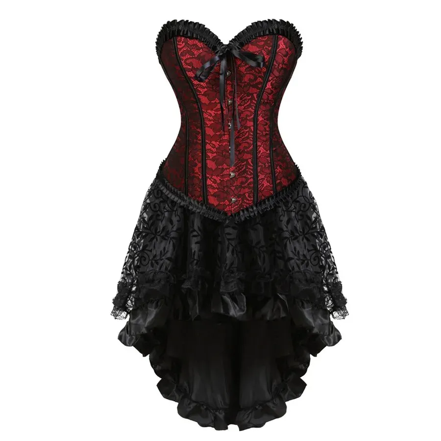 Funki Buys | Dresses | Women's Victorian Corset Bustier Dress