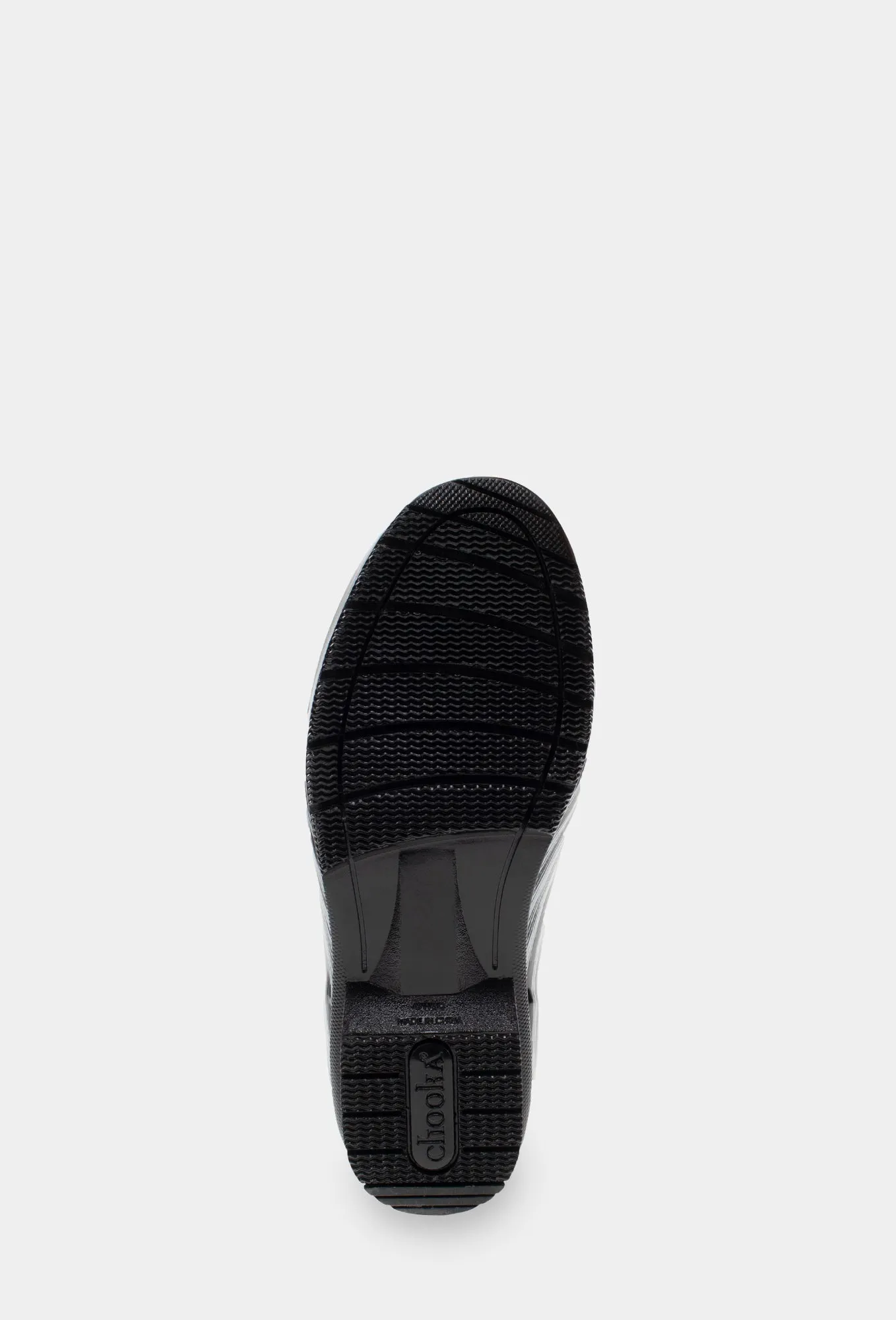 GLOSS DRYBRUSH MID RAIN BOOT - BLACK