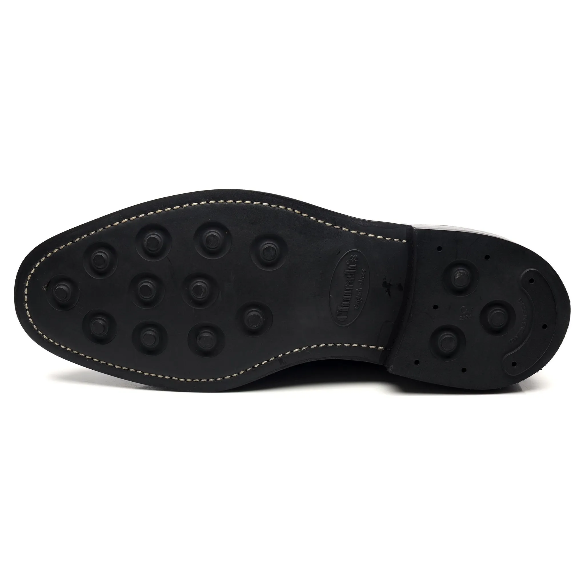 'Grafton' Black Leather Derby Brogues UK 9.5 G