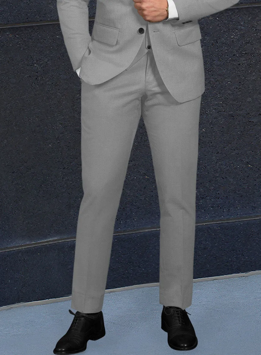 Gray Stretch Chino Suit